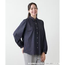 【店舗人気】フリルデニムブラウス