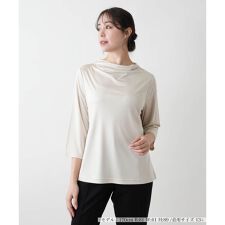 【店舗人気】【ウォッシャブル】ドレープネックカットソー