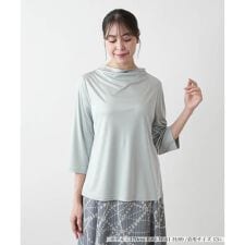【店舗人気】【ウォッシャブル】ドレープネックカットソー