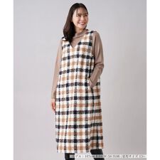 チェック柄ジャンパースカート