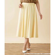 ギャザーフレアスカート【my Perfect wardrobe】