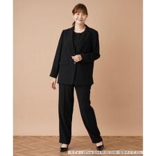 レリアン　プラスハウス(Leilian PLUS HOUSE)の【ブラックフォーマル】パンツスーツ