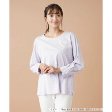 シャツ袖風プルオーバー