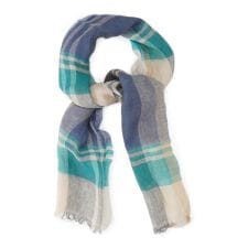 チェック柄ストール