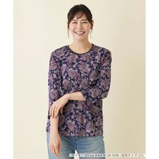 【店舗人気】プリント7分袖カットソー