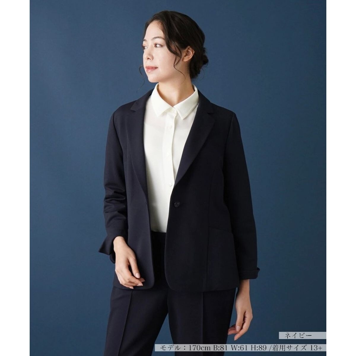 レリアン*Leilian 大きいサイズ13+ カットワーク刺繍レース羽織ロング