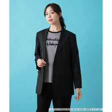 ノーカラージャケット【BOURGE】