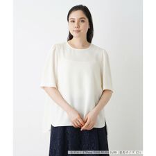 タックショルダープルオーバーブラウス【BOURGE】