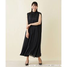 【店舗人気】フリルカラーロングワンピース【BOURGE】