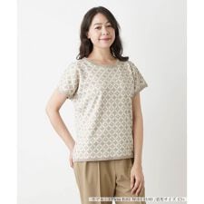 半袖ニットプルオーバー