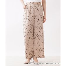 プリントセミワイドパンツ【my perfect wardrobe】