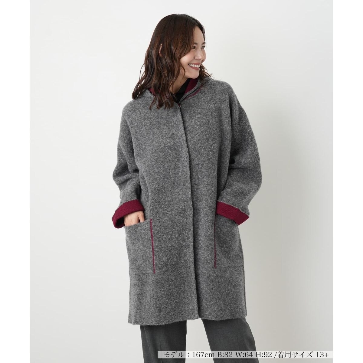 ニットジャケット【MUSETTI】 | レリアン プラスハウス(Leilian PLUS