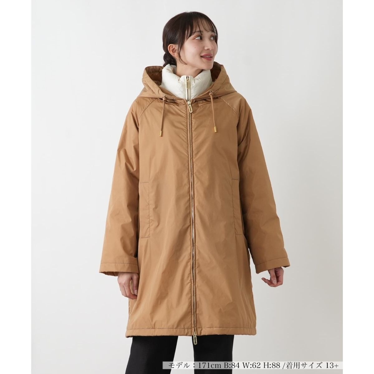 ノーカラーボアジャケット【Leilian The Week】 | レリアン プラス