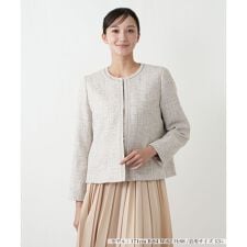 【店舗人気】ファンシーツイードジャケット【26年1月カタログ】