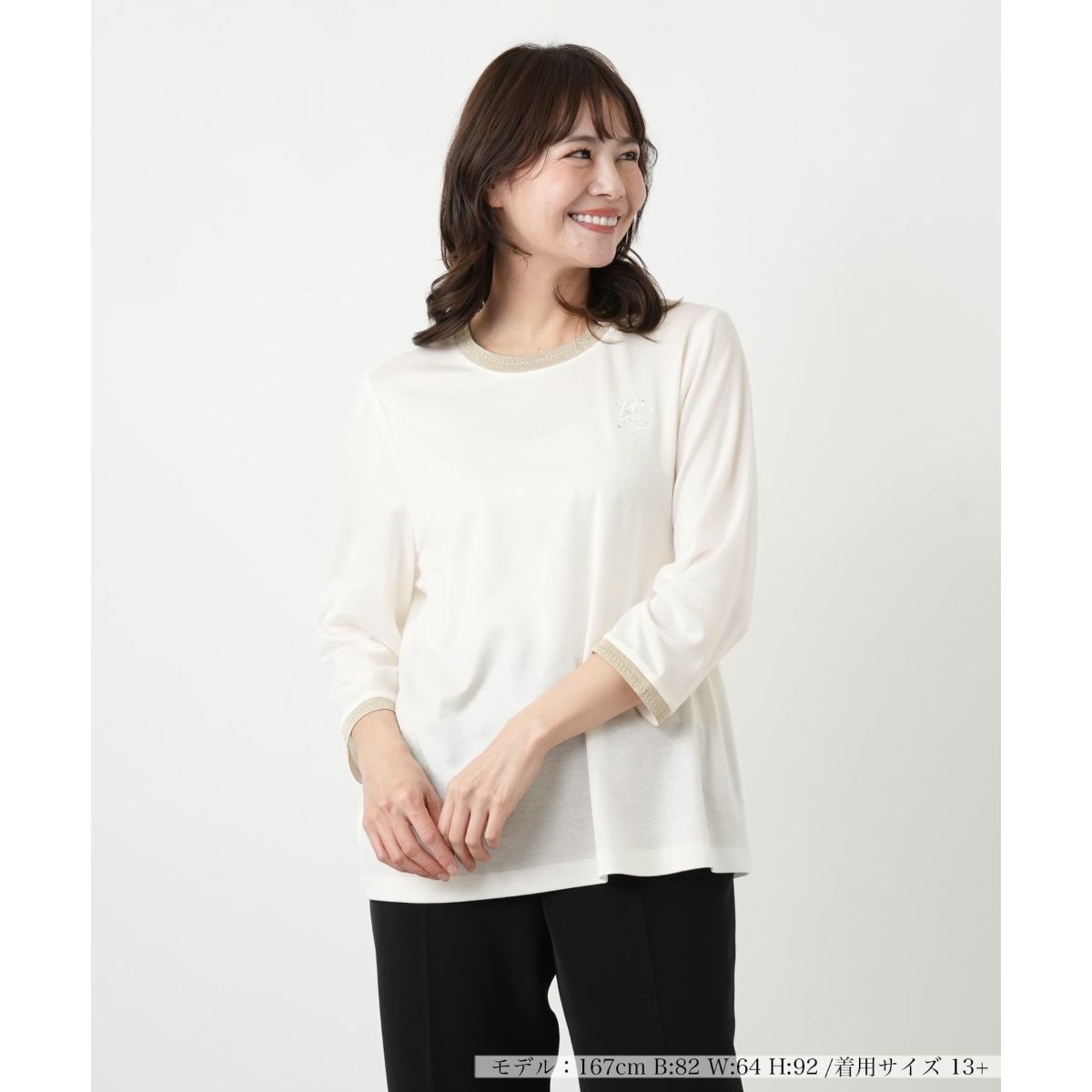 カットソー【Leilian WHITE LABEL】