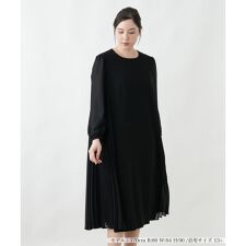 サイドプリーツワンピース【Leilian WHITE LABEL】