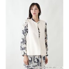 配色スカラップニットプルオーバー【BOURGE】