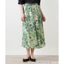 パネルフレアスカート【BOURGE】