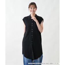 【店舗人気】ロングニットジレ【プラス企画】【26年3月カタログ】