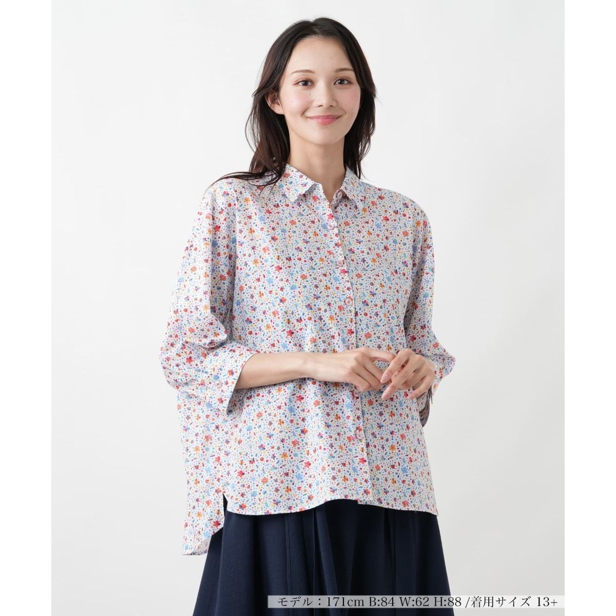 シャツブラウス【Leilian WHITE LABEL】 | レリアン プラスハウス