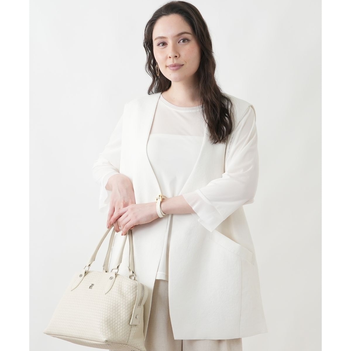 ベスト【Leilian WHITE LABEL】 | レリアン プラスハウス(Leilian PLUS