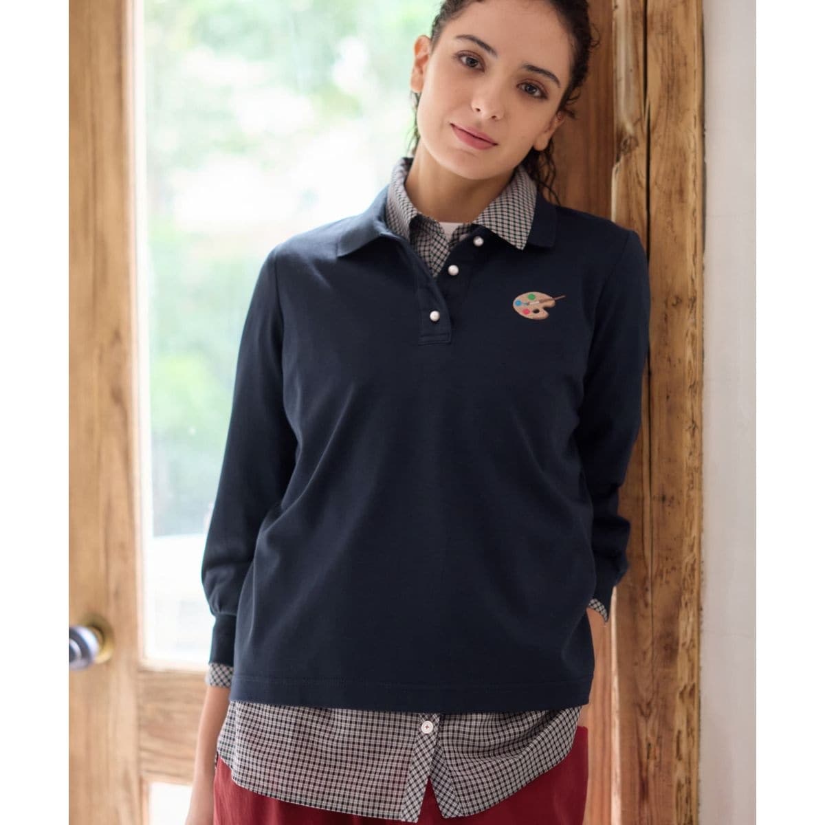 ポロラルフローレン　ケーブルニット　ポロシャツ　ウォッシュ加工 ケーブルニット ポロシャツ | ポロ ラルフ ローレン(POLO RALPH LAUREN