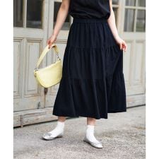 キャラ・オ・クルス(CARA O CRUZ)のロングティアードスカート