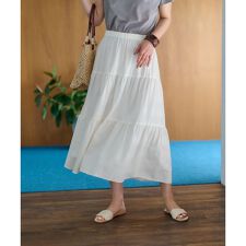 キャラ・オ・クルス(CARA O CRUZ)のロングティアードスカート