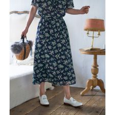 キャラ・オ・クルス(CARA O CRUZ)のフラワー柄フレアスカート【CoC by CARA O CRUZ】