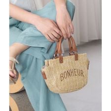 ロゴ刺繍ショルダーバッグ