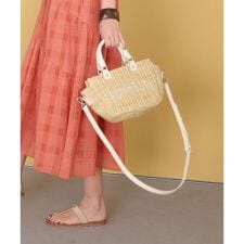 ロゴ刺繍ショルダーバッグ