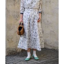 プリントスカート【35th】【産地ナブル】【セットアップ】