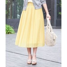 ミモレ丈プリーツスカート