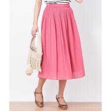 ミモレ丈プリーツスカート