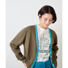 洗える Vネックカーディガン