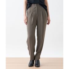 洗える後ろゴム センタープレスパンツ【CoC by CARA O CRUZ】