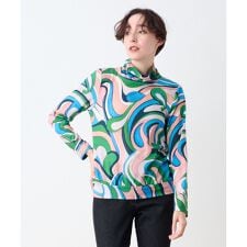 ニュアンス柄プルオーバー