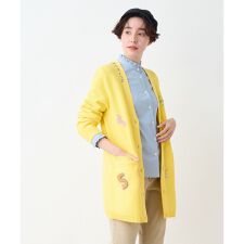 洗える ポップなカーディガン