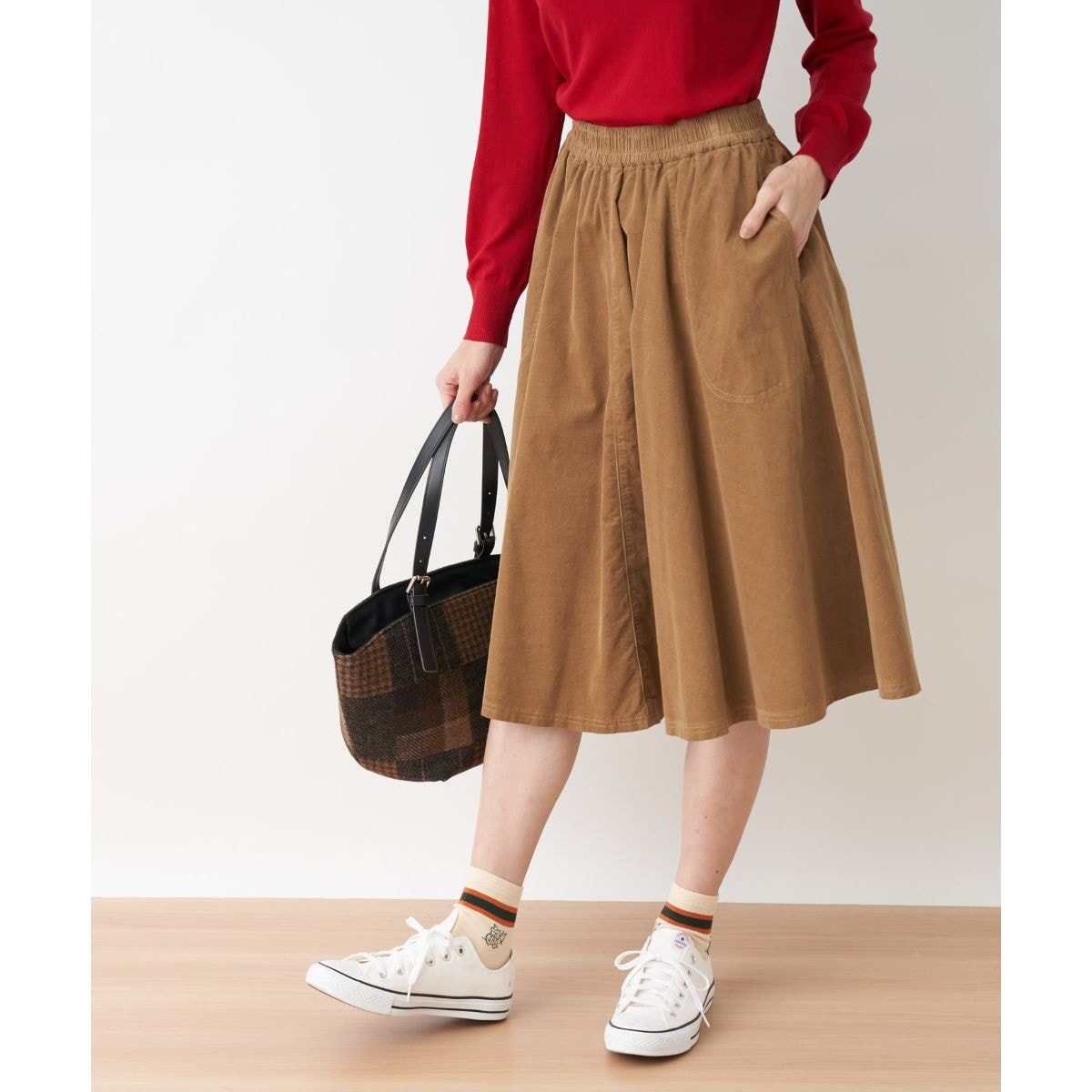 オーナメントプリント ギャザースカート | 23区(23KU) | マルイウェブ