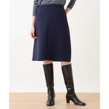 洗える ウエスト伸縮ダンボールニットのタイトスカート