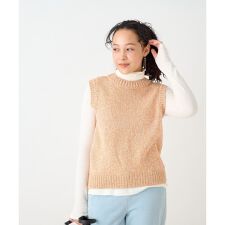 杢調ニットベスト