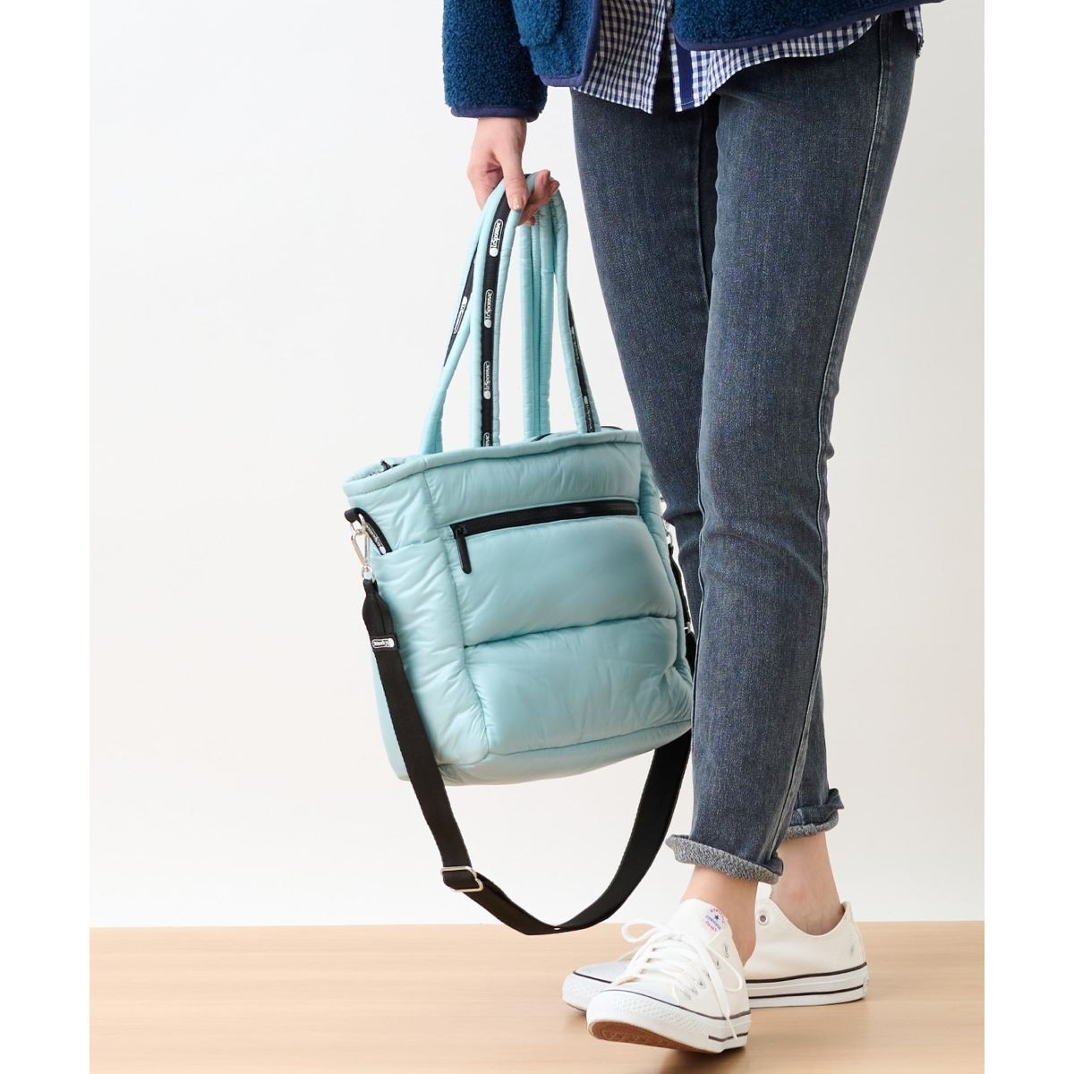 別注【LeSportsac×JOURNAL STANDARD】Ex sheen zip hobo | ジャーナル