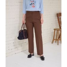 洗える後ろウエストゴムパンツ