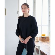 洗える 後ろ切替ギャザーブラウス【セレモニー】【セットアップ】