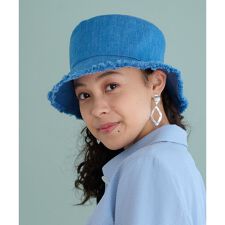 デニムのバケットハット