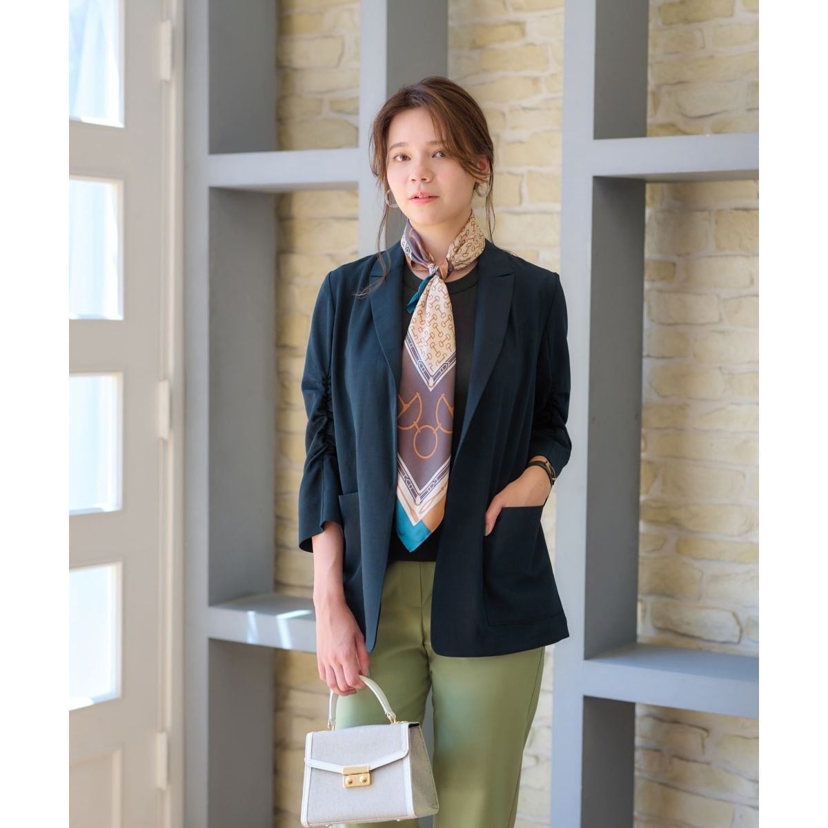 ダブルクロスVカラージャケット | スピック＆スパン(Spick and Span