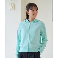 洗える ニットパーカー