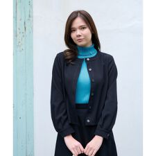 ノーカラーブラウス【セットアップ】