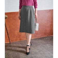 洗えるウエスト伸縮スカート【セレモニー】【セットアップ】