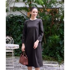 【きれいめ】洗える Aラインワンピース